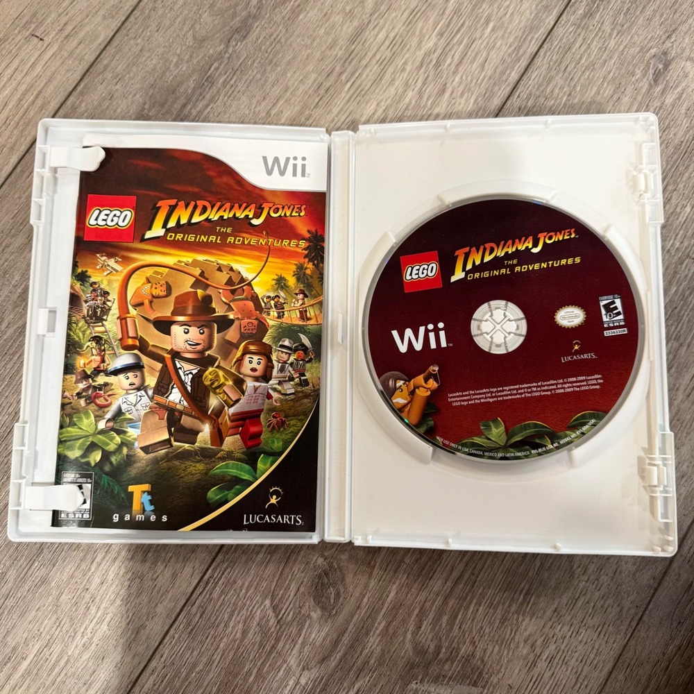 LEGO Indiana Jones The Original Adventures Nintendo Wii Complete CIB w/ Manual - Picture 3 of 4